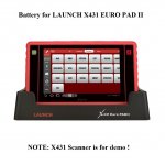 Battery Replacement for LAUNCH X431 EURO PAD II PAD2 Scanner